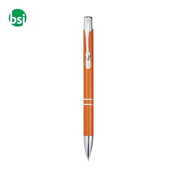 Penna a sfera in alluminio riciclato Moneta -  10