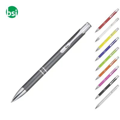 Penna a sfera in alluminio riciclato Moneta