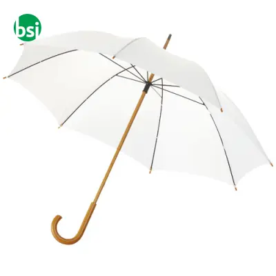 Ombrello Jova da 23'' con manico e asta in legno - 109068 - Immagine 5