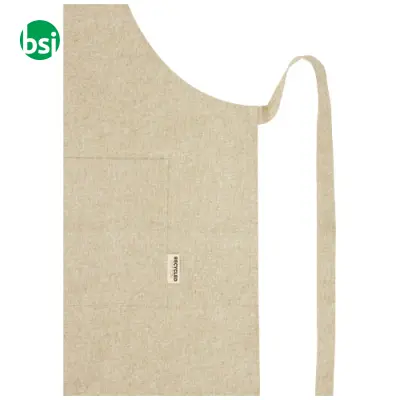 Grembiule personalizzabile in cotone riciclato 200gr Pheebs - Immagine 5