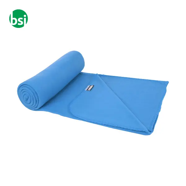 Coperta personalizzabile in polar fleece RPET Willow -  4