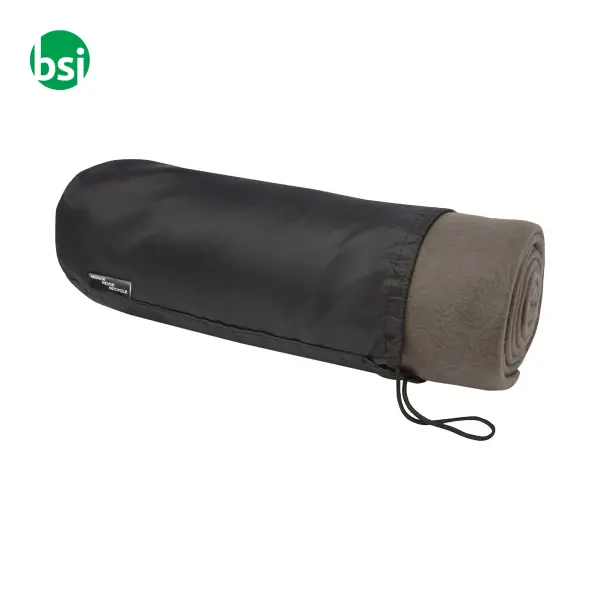 Coperta personalizzabile in polar fleece RPET Willow -  10