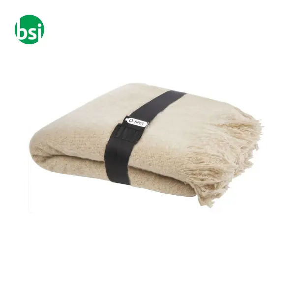 Coperta personalizzabile in mohair RPET Ivy -  8