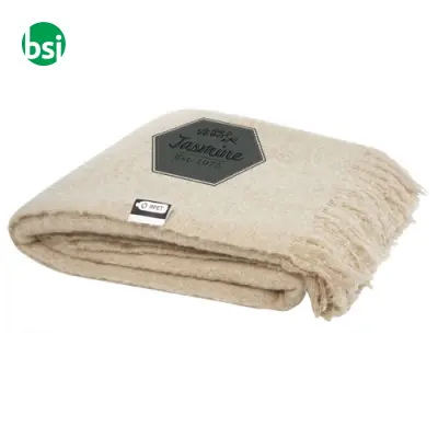 Coperta personalizzabile in mohair RPET Ivy - Immagine 4