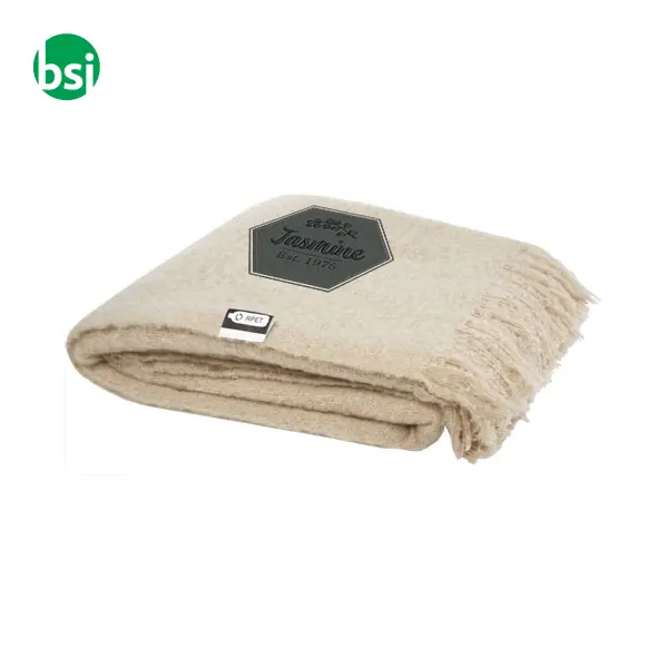 Coperta personalizzabile in mohair RPET Ivy -  4