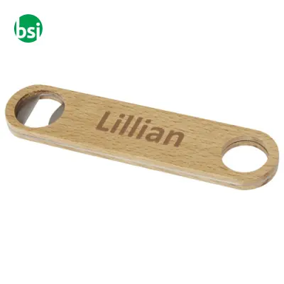 Apribottiglie in legno personalizzabile Origina - Immagine 4