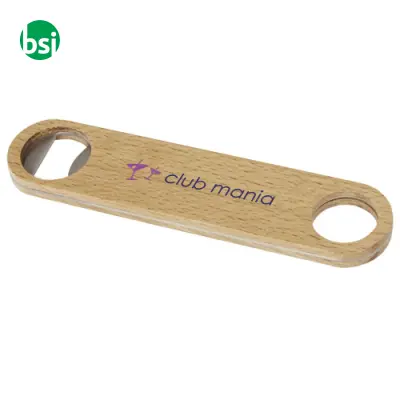 Apribottiglie in legno personalizzabile Origina - Immagine 2