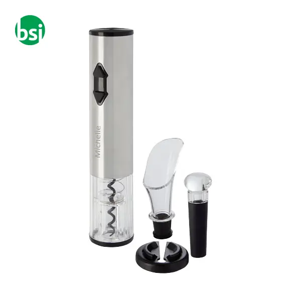 Cavatappi elettrico personalizzato con accessori Pino -  3