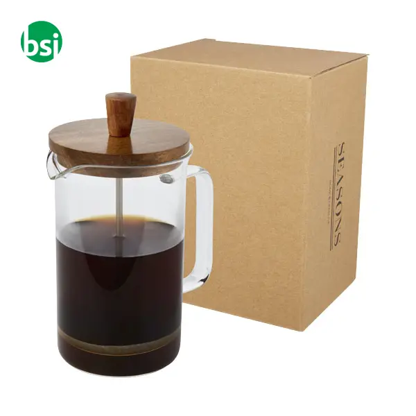 Caffettiera personalizzata french press da 600ml Ivorie -  9