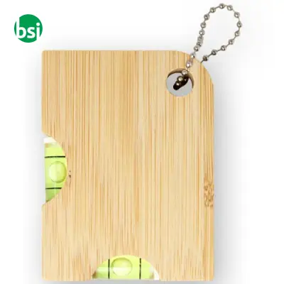 Apribottiglie in bambù con livella Levo - Immagine 3