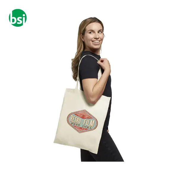 Shopper in cotone personalizzabile 100gr Carolina -  6