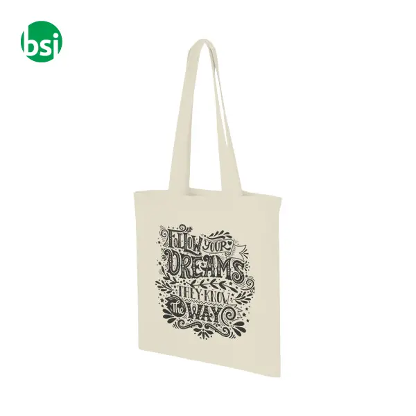 Shopper in cotone personalizzabile 100gr Carolina -  2