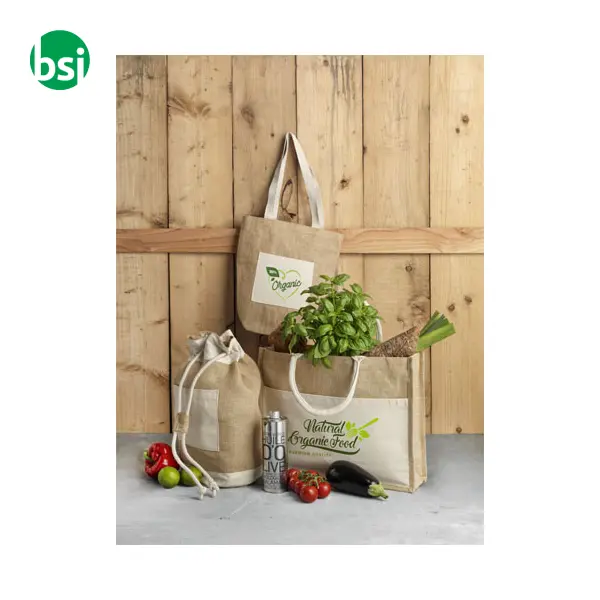 Shopper in juta personalizzabile Mumbay -  4