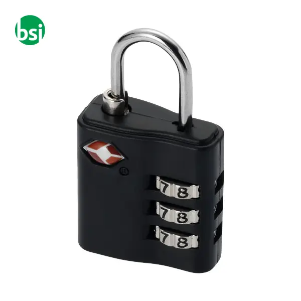 Lucchetto da viaggio personalizzabile TSA Kingsford -  1