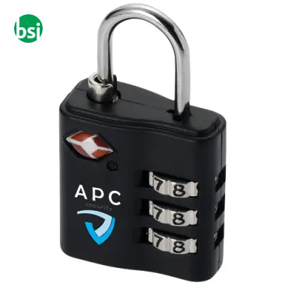 Lucchetto da viaggio personalizzabile TSA Kingsford - Immagine 2