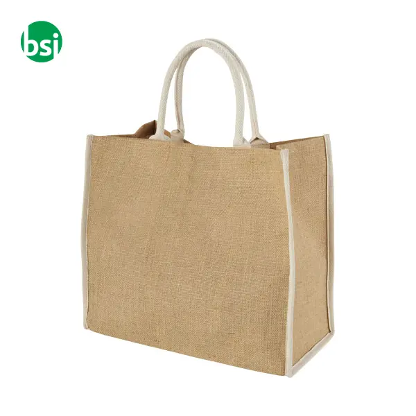Shopper personalizzabile in juta Large -  8