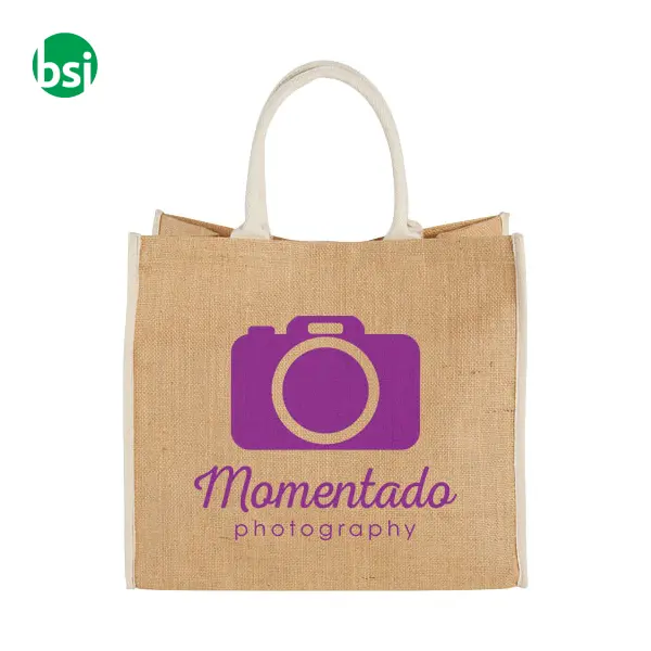 Shopper personalizzabile in juta Large -  2