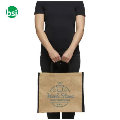 Shopper personalizzabile in juta Large - Immagine 7