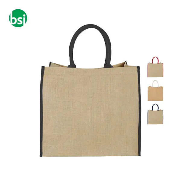 Shopper personalizzabile in juta Large -  1