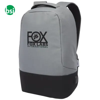 Zaino antifurto personalizzabile in RPET 16L Cover - Immagine 3