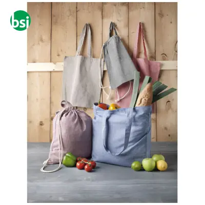 Shopper personalizzate in tessuto riciclato 210gr 7L Pheebs - Immagine 4