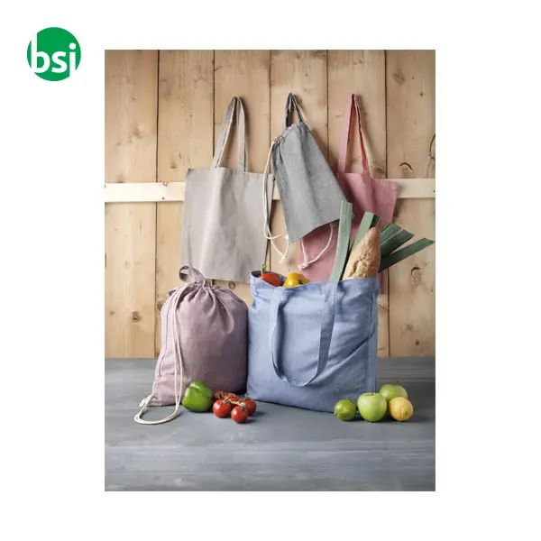 Shopper personalizzate in tessuto riciclato 210gr 7L Pheebs -  4