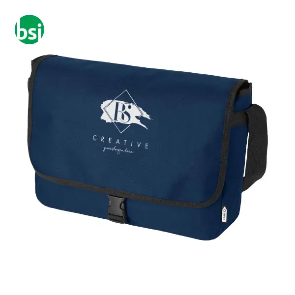 Borsa a tracolla plastica riciclata personalizzata 6L Omaha -  2