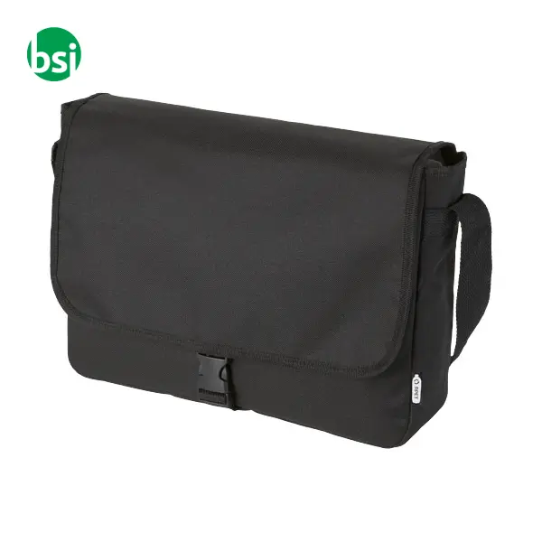 Borsa a tracolla plastica riciclata personalizzata 6L Omaha -  7