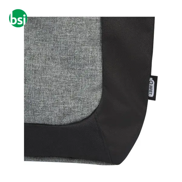 Shopper personalizzate bicolore con zip materiale riciclato -  6