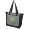 Shopper personalizzate bicolore con zip materiale riciclato - Anteprima 2