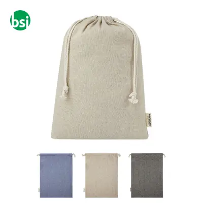 Sacchetto per confezione regalo cotone riciclato 4L Pheebs