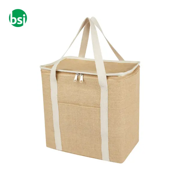 Borsa termica personalizzabile in juta 300gr 19L Juta -  1