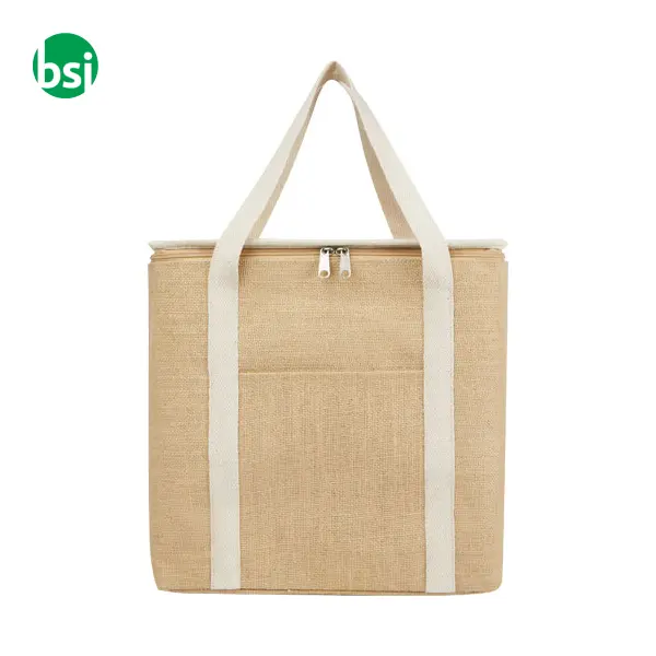 Borsa termica personalizzabile in juta 300gr 19L Juta -  3