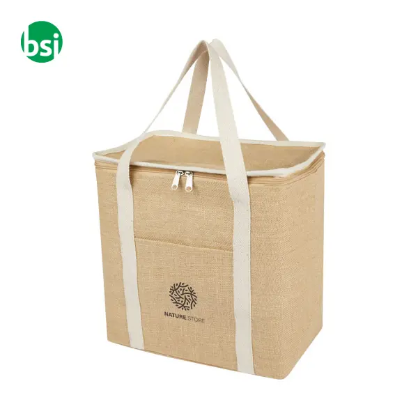 Borsa termica personalizzabile in juta 300gr 19L Juta -  2