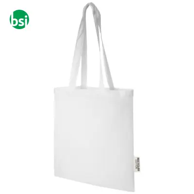 Shopper personalizzate cotone riciclato 140gr 7L Madras - Immagine 6