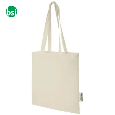 Shopper personalizzate cotone riciclato 140gr 7L Madras - Immagine 7