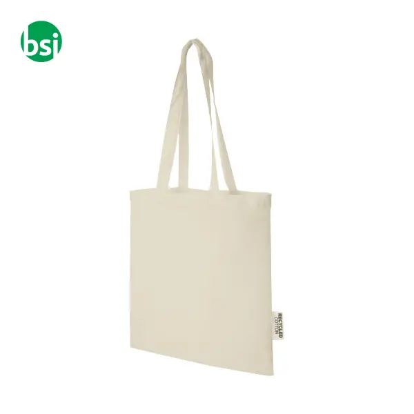 Shopper personalizzate cotone riciclato 140gr 7L Madras -  7