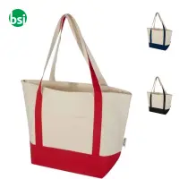 Tote bag in cotone riciclato da 320 g/m2 Sam