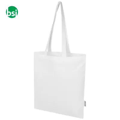 Shopper in cotone riciclato da 140 gr Madras Blend - Immagine 6