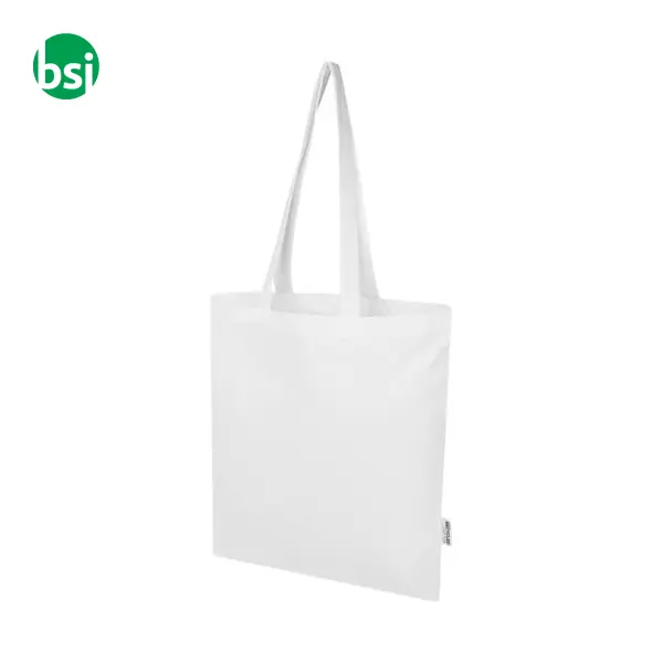 Shopper in cotone riciclato da 140 gr Madras Blend -  6