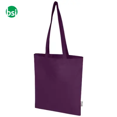 Shopper in cotone riciclato da 140 gr Madras Blend - Immagine 8