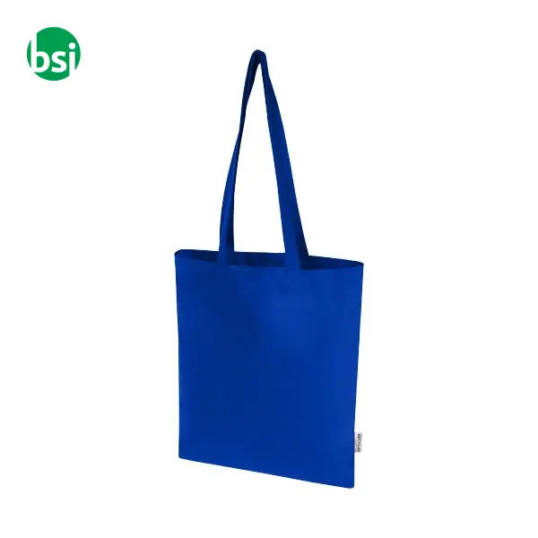 Shopper in cotone riciclato da 140 gr Madras Blend -  9