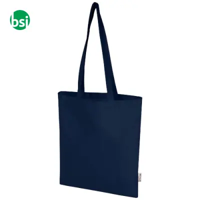 Shopper in cotone riciclato da 140 gr Madras Blend - Immagine 10