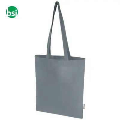 Shopper in cotone riciclato da 140 gr Madras Blend - Immagine 11