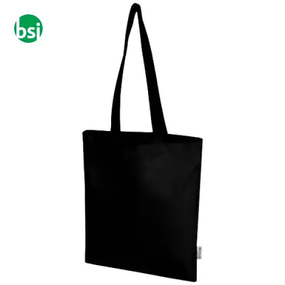 Shopper in cotone riciclato da 140 gr Madras Blend - Immagine 12