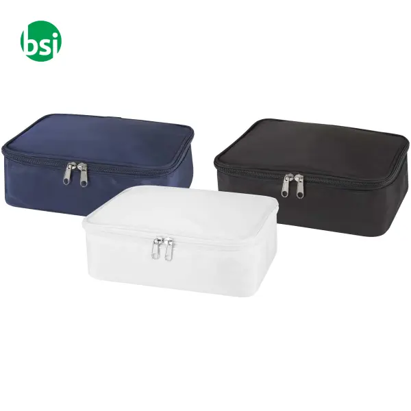 Organizer per trucco in PET riciclato certificato GRS Muse -  5