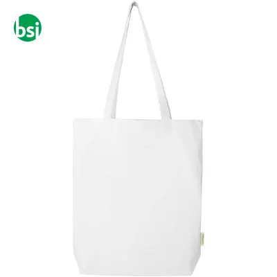 Tote bag in tessuto biologico 11L 180gr Odisha - Immagine 3