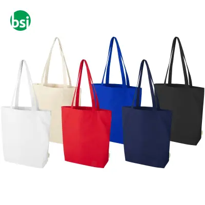 Tote bag in tessuto biologico 11L 180gr Odisha - Immagine 6