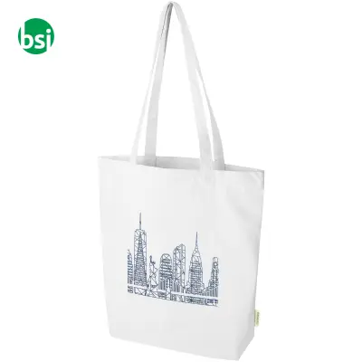 Tote bag in tessuto biologico 11L 180gr Odisha - Immagine 2