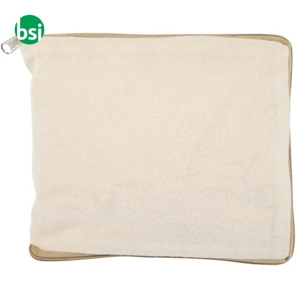 Tote bag pieghevole in cotone riciclato GRS 7L Sierra -  4